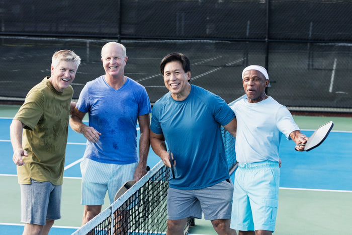 Pickleball Players Having Fun