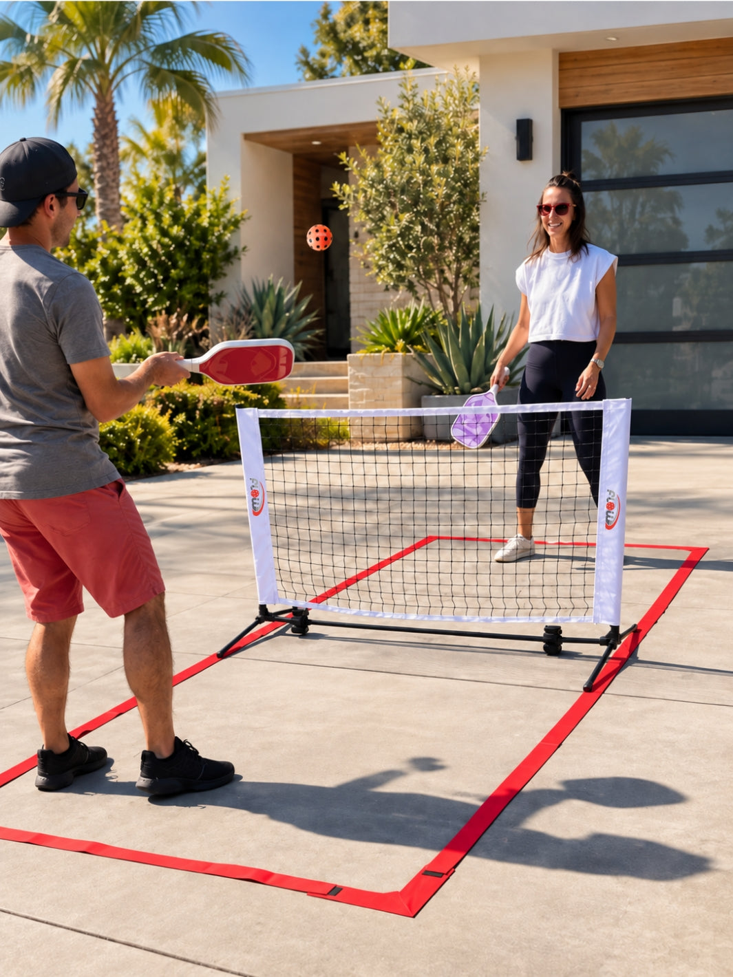 MiniCourt™ Portable Home Pickleball Net System (10-Foot) | Pickleball Flow