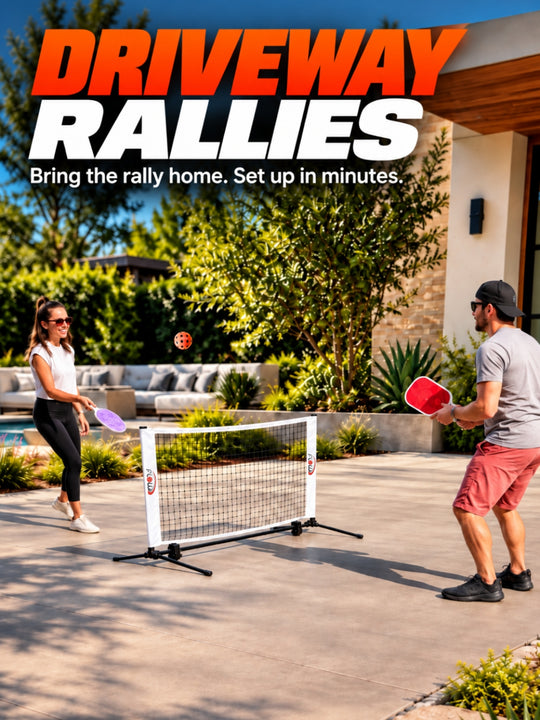 FlowDink™ Mini Net - 5FT | Portable Pickleball Practice Net