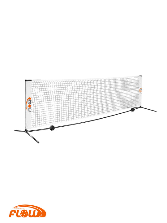 Mini 10' portable pickleball net. 